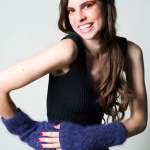 Angora Hat & Wrist Warmers Set Knitting Pattern