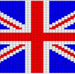 Union Jack Flag Knitting Chart Knitting Pattern