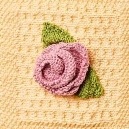 Rose Flower Knitting Pattern Knitting Pattern