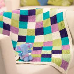 Sampler Blanket Knitting Pattern