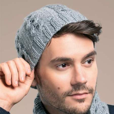 Man’s hat and scarf Knitting Pattern