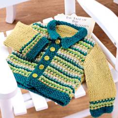 Vintage baby cardigan and bootee set Knitting Pattern