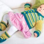 Vintage baby cardigan and bootee set Knitting Pattern