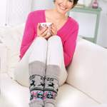 Fair Isle bedsocks Knitting Pattern