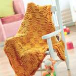 Knitted Baby nursery lap Blanket throw ‘Cyrus’ Knitting Pattern