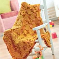 Knitted Baby Blanket ‘Cyrus’ Knitting Pattern