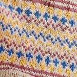 Fair Isle Baby Blanket Knitting Pattern
