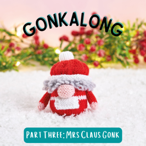 Gonkalong Part Three: Mrs Claus Gonk Knitting Pattern Knitting Pattern