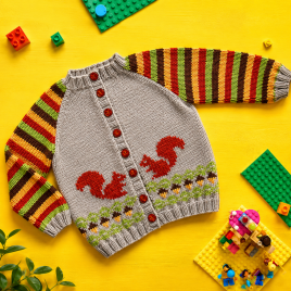 Children’s Woodland Cardigan Knitting Pattern