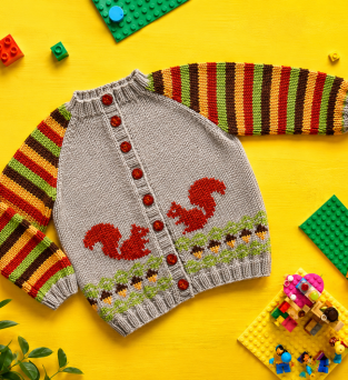 Children’s Woodland Cardigan Knitting Pattern