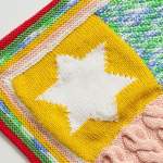 Star Square Motif Knitting Pattern Knitting Pattern
