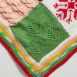 Lacy Trees Square Motif Knitting Pattern Knitting Pattern