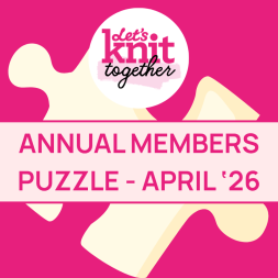 Puzzle of the Month : April 2026 Knitting Pattern
