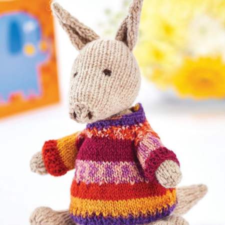 Aardvark toy Knitting Pattern