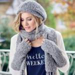 Beginner Boucle Accessories Knitting Pattern