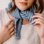 Striped Bandana Knitting Pattern | Knit How by Meghan Fernandes and Lydia Gluck Knitting Pattern
