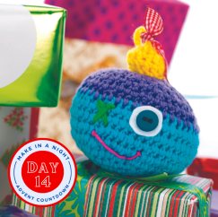 Advent Day 14: Crochet Monster Bauble Knitting Pattern