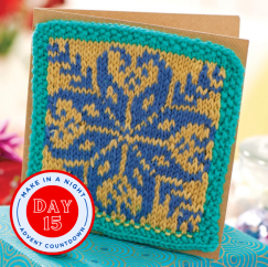Advent Day 15: Fair Isle Greetings Card Knitting Pattern