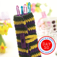 Advent Day 20: Crochet Hook Roll Pattern Knitting Pattern