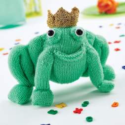 Albert Frog Prince Knitted Toy Knitting Pattern