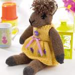Easy Toy Knitting Pattern: Alicia Alpaca by Val Pierce Knitting Pattern