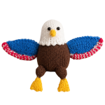 American Eagle Chocolate Orange Cover Pattern Knitting Pattern