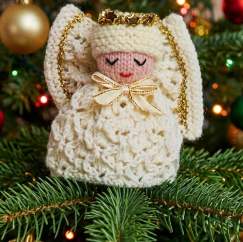 Angel Tealight Cover Decoration | Christmas Knitting Pattern Knitting Pattern
