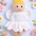 Angel Fairy Izzy Comfort Doll Pocket Buddy Knitting Pattern Knitting Pattern