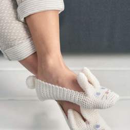 Crochet Animal Slippers Knitting Pattern