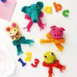 Knitted Animal Fridge Magnets Knitting Pattern