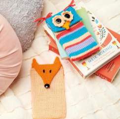 Animal Phone Cases Knitting Pattern