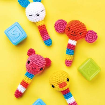 Animal Rattles crochet Pattern