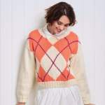 Classic Argyle Jumper Knitting Pattern Knitting Pattern