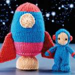 Mini Astronaut & Rocket Knitting Pattern