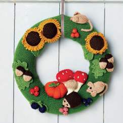 Autumn Wreath Knitting Pattern
