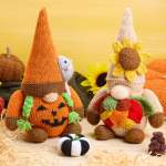 Pumpkin Gonk | Halloween Gnome Knitting Pattern Knitting Pattern