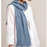 Autumn Lace Scarf Knitting Pattern
