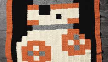 Star Wars BB-8 Blanket Knitting Pattern