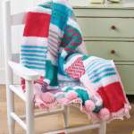 Patchwork Style Baby Blanket Knitting Pattern Knitting Pattern