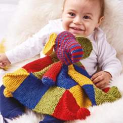 Baby Comforter Toy Knitting Pattern