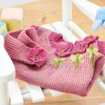 Baby Dress and Headband Knitting Pattern Knitting Pattern