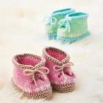 Baby Moccasins Knitting Pattern