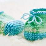 Baby Moccasins Knitting Pattern