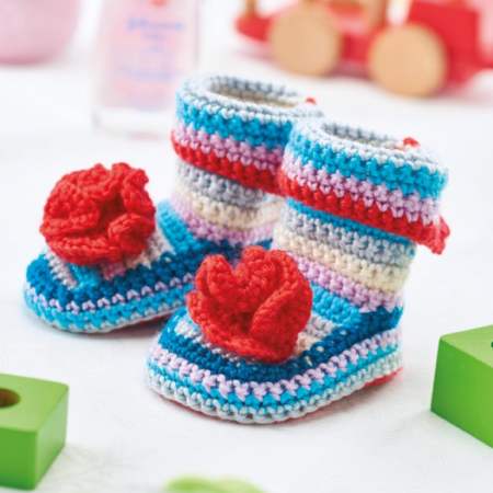 Baby Booties crochet Pattern