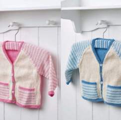 Essential Baby Cardigan Knitting Pattern