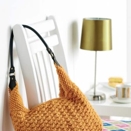Golden Handbag Knitting Pattern