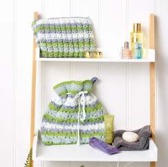Wash Bag and Make Up Bag Knitting Pattern