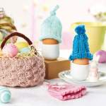 Two-way Easter Basket and Egg Cosies Knitting Pattern Knitting Pattern