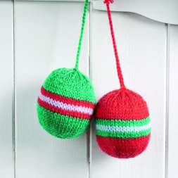 Bonus bauble pattern Knitting Pattern