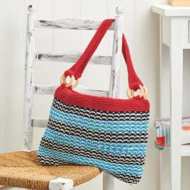 Tweed Stitch Beach Bag Knitting Pattern Knitting Pattern